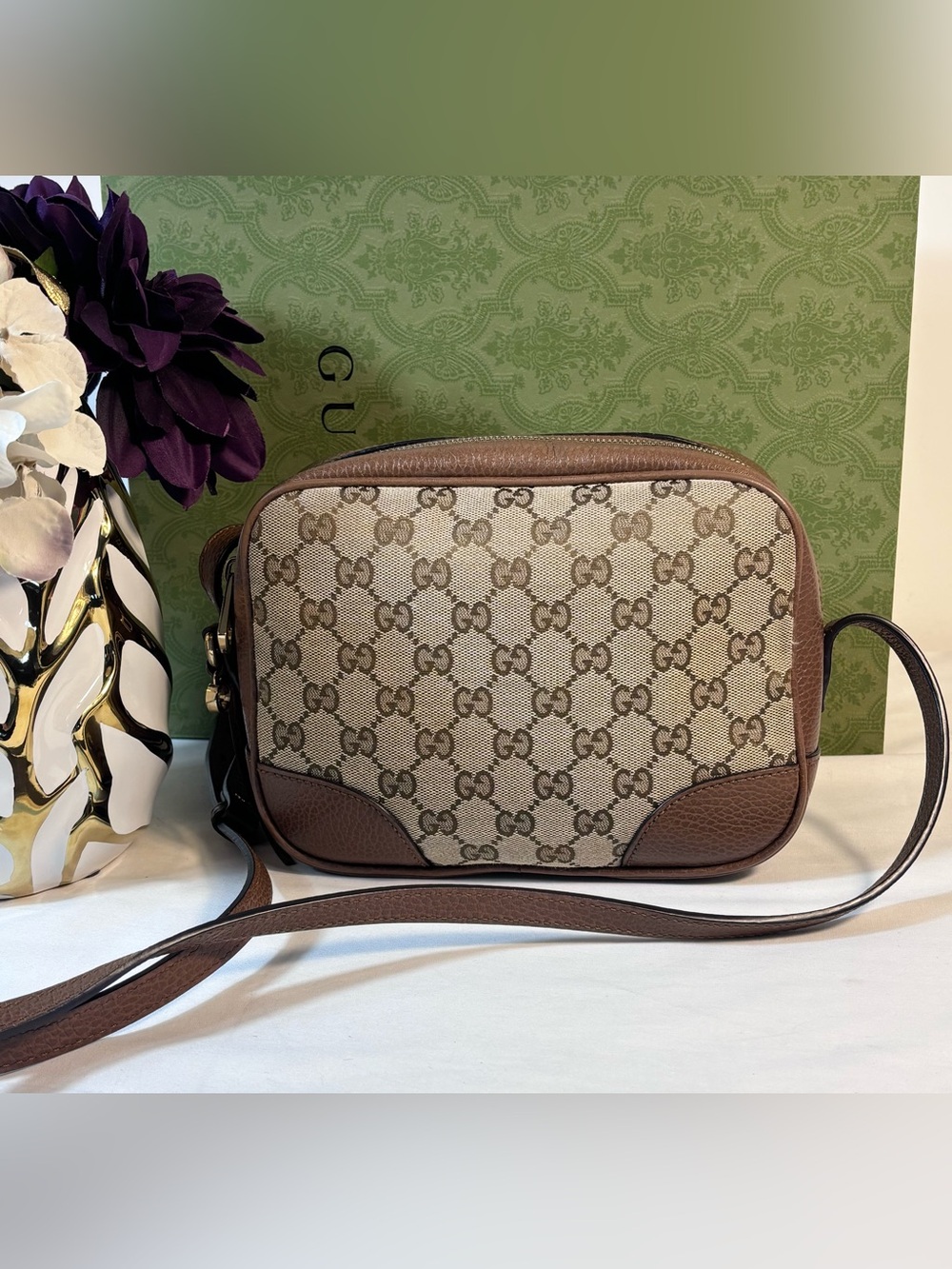 Gucci Bree Supreme Camera Bag